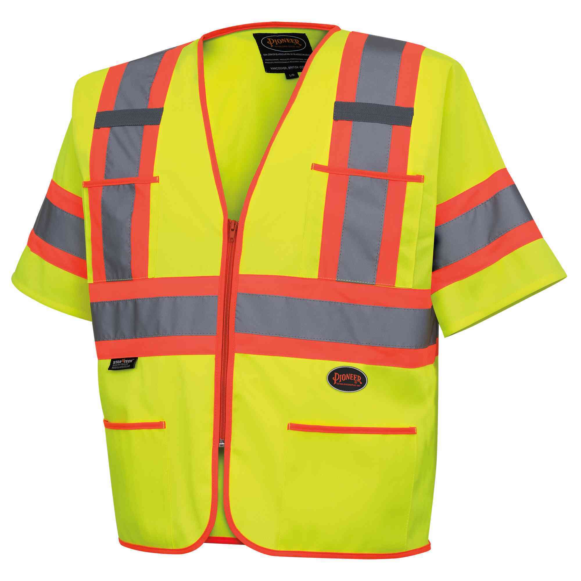Pioneer Polyester Sleeved Safety Vest